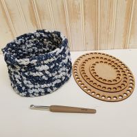 Wooden base for crochet - circles