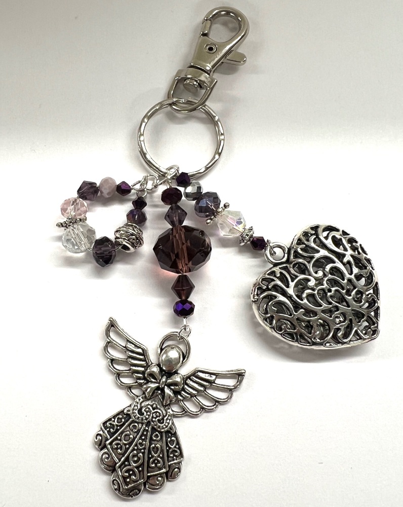 Angel heart key chain kit