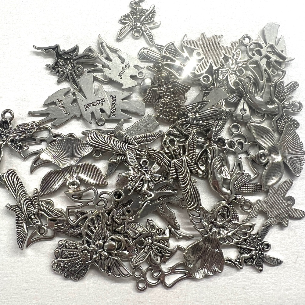 Silver alloy Angel charms