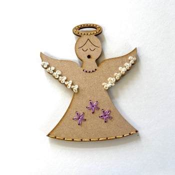 Wooden stitch Angel