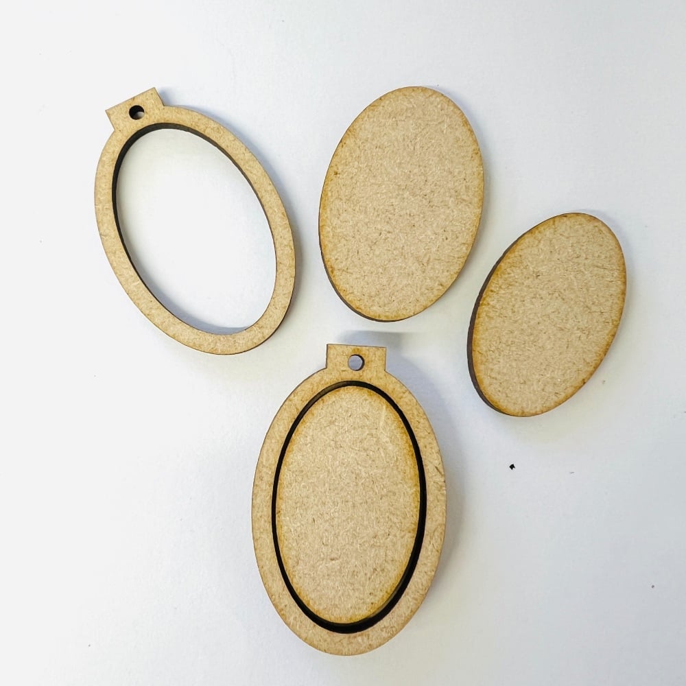 Mini hoop embroidery, cross stitch pendants