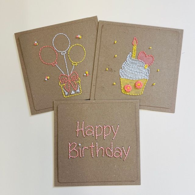 Embroidery on Cards