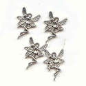 Tibetan style antique silver colour angel charms/pendants 19.5mm