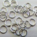 Jump rings, Silver Colour, 4mm