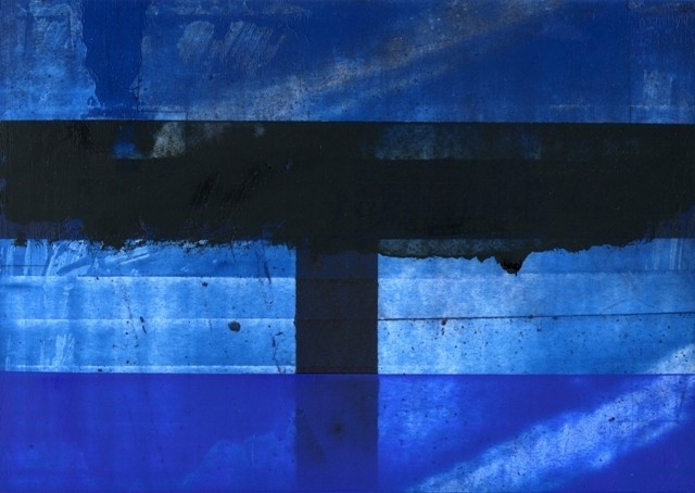 Beautifully Falling Apart (Part 4), 2010, oil on paper, 21 x 30 cm