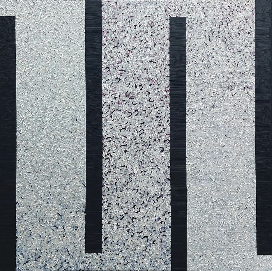 Modus, Variation Seven, oil on canvas, 80 x 80cm, 2021