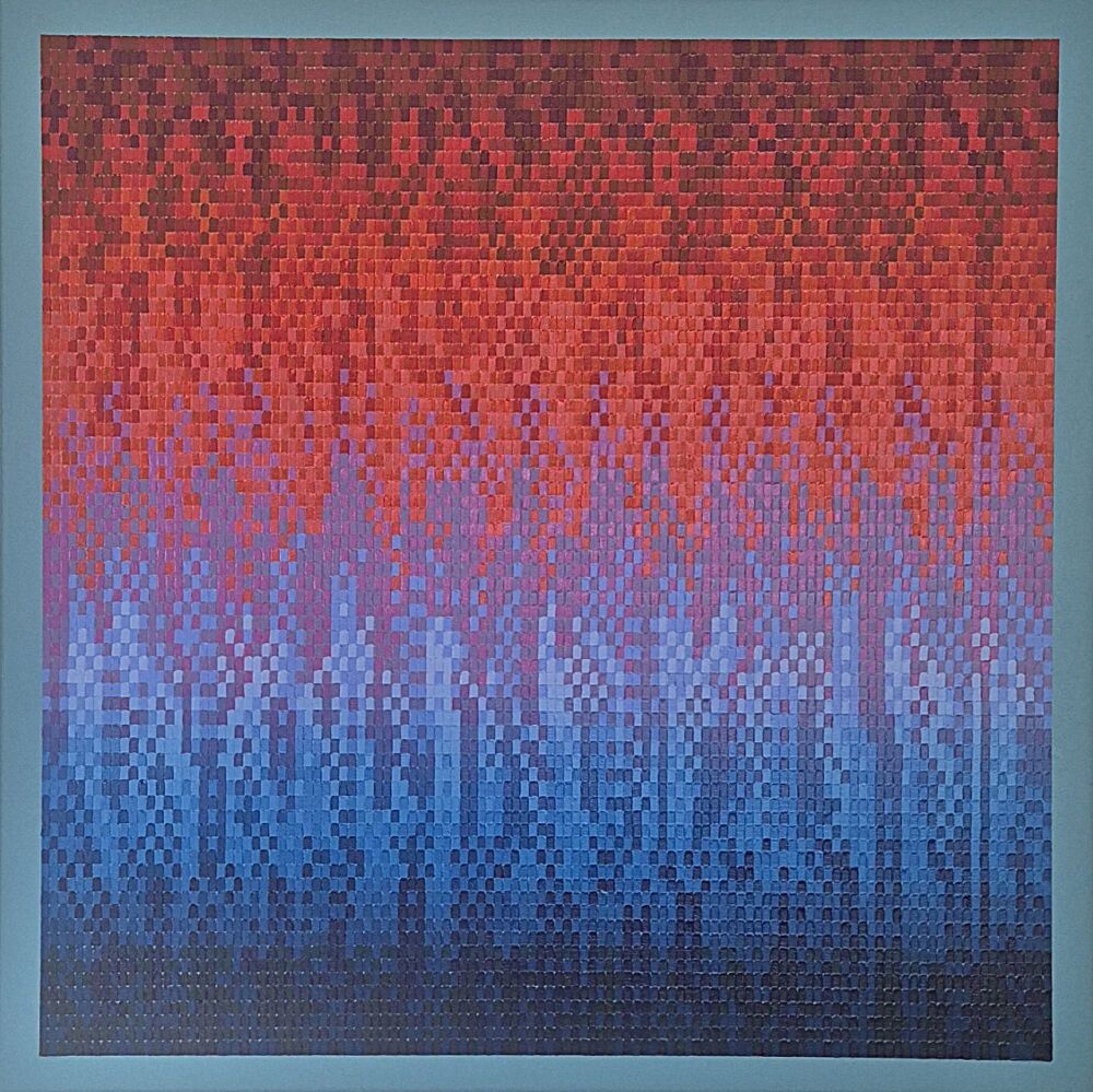 Varitions 8584 (Measure Twenty-Three), 80 x 80cm, oil on canvas, 2026