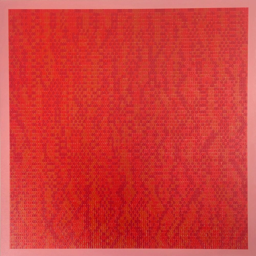 Monochrome 1 Cadmium Red, 80 x 80cm, oil on canvas, 2026