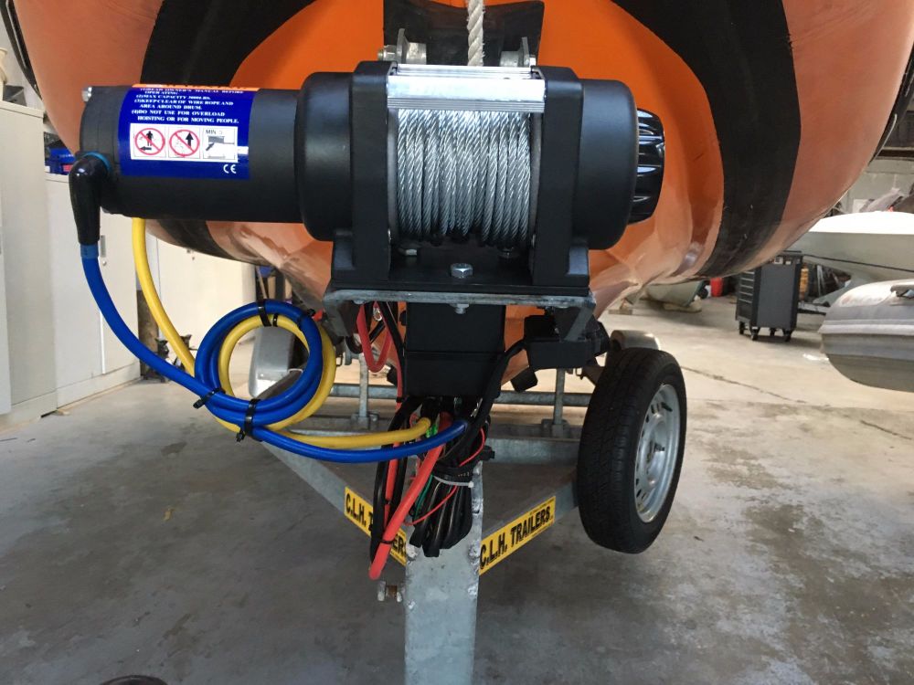 trailer electric winch