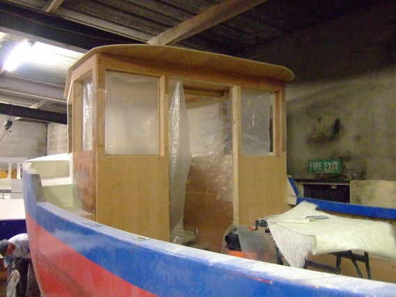 lifeboat new wheelhouse built