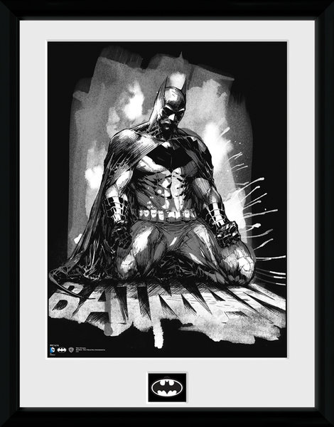 Framed Photographic > Officially Licensed Collector dc . Batman Comic Paint