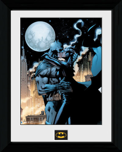 Framed Photographic > Officially Licensed Collector  Batman Moonlit Kiss