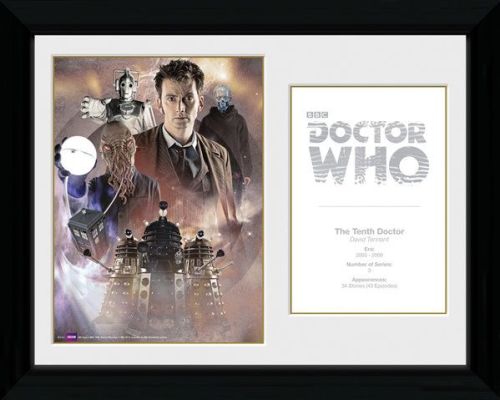 Doctor Who 10th Doctor David Tennant ,  Framed Photographic Licensed