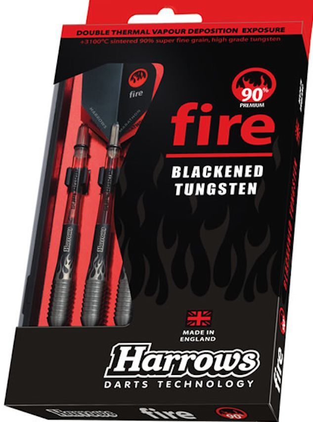 Harrows Fire 90% Tungsten Steel Tip Darts 22grms 