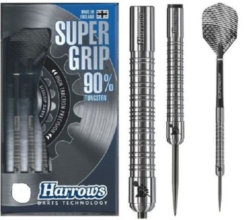 Harrows super grip  90% Tungsten Steel Tip Darts - 23g 