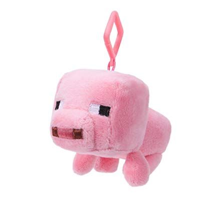 Minecraft Baby Pig Clip Plush