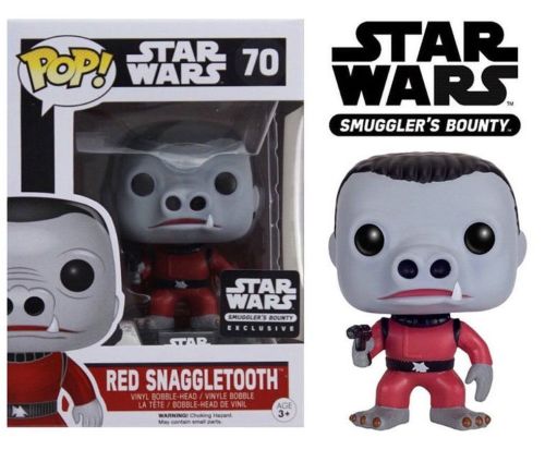OFFICIAL , EXCLUSIVE STAR WARS RED SNAGGLETOOTH SMUGGLER'S BOUNTY