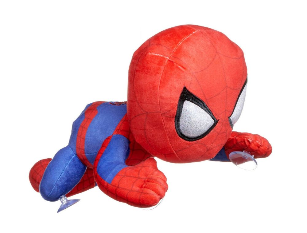 plush spider-man stick on