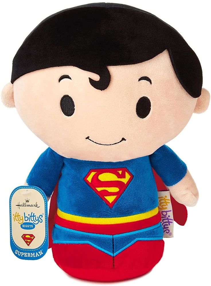 Hallmark Itty Bittys Itty Biggys dc superman Plush Soft Toy