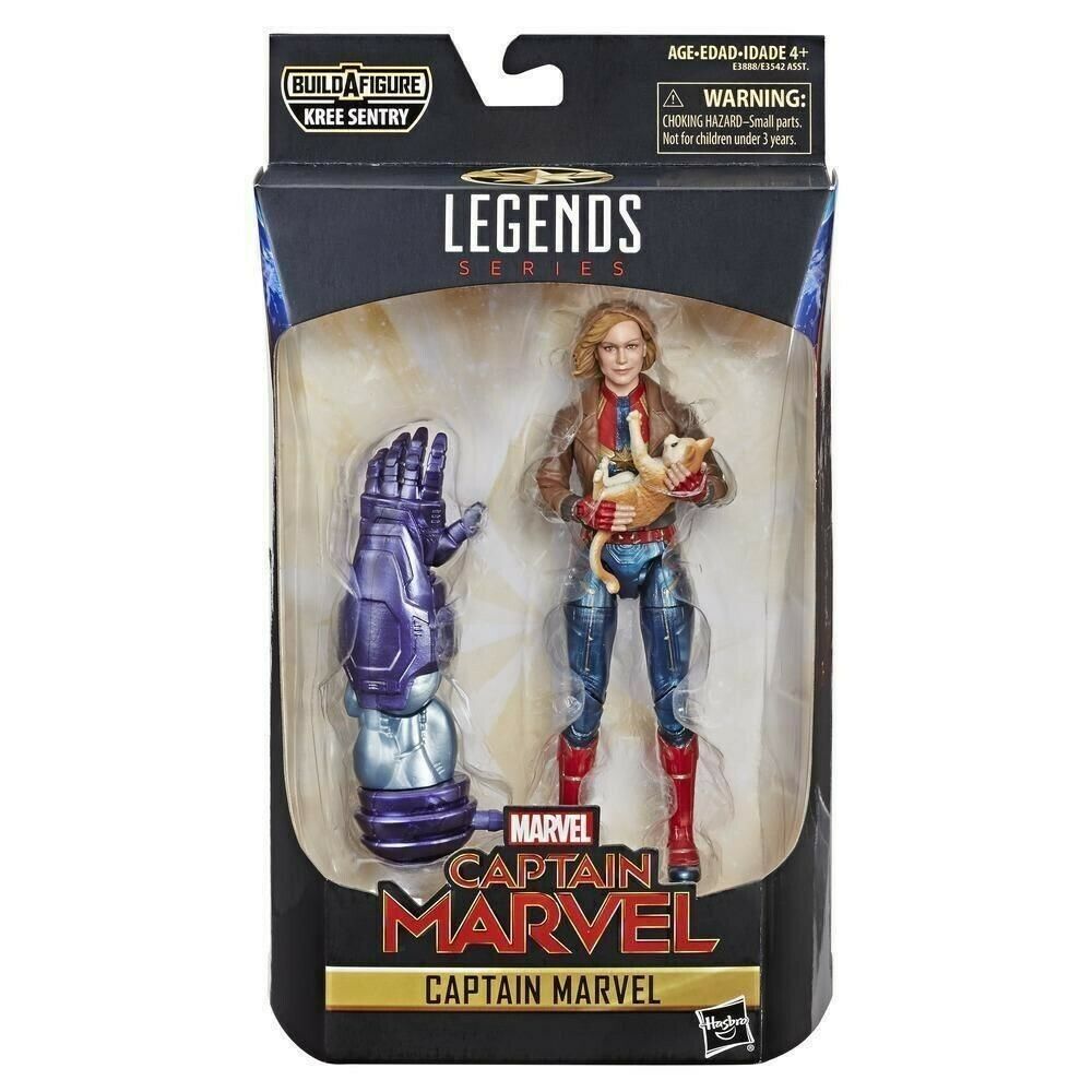 Marvel Legends Captain Marvel With Goose The Cat