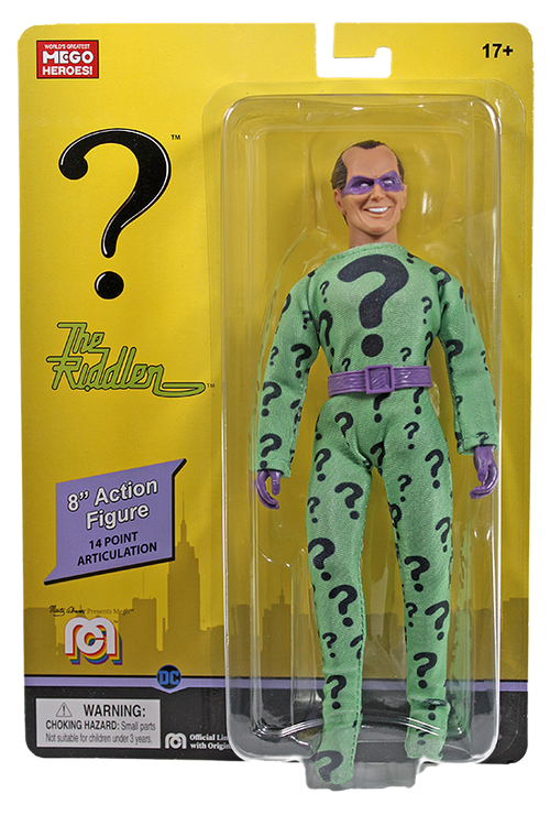 Worlds Greatest MEGO Heroes - DC Comics - riddler  8 Scale Action Figure