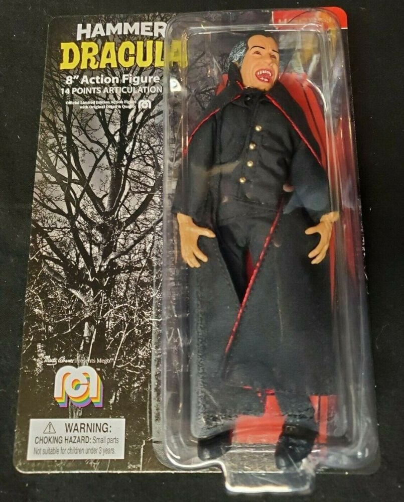 Hammer DRACULA - Classic 8" MEGO Action Figure / Horror Vampire 