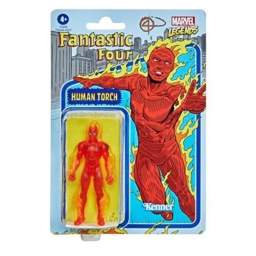 Marvel Legends Retro Recollect  human torch Action Figure