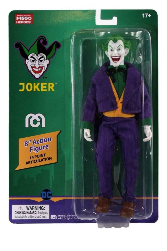 Mego Joker Dc Comics Action Figure 8