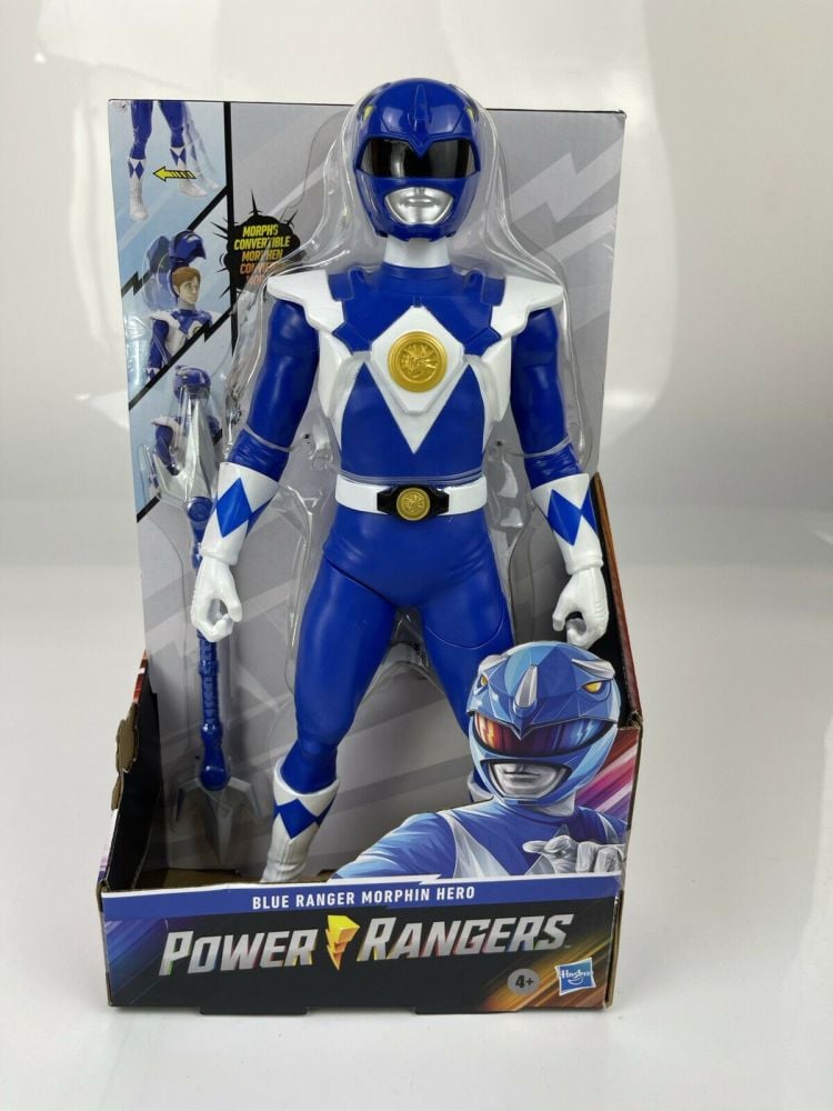 Power Rangers Mighty Morphin Blue Ranger Morphin Hero 12-inch Action Figure