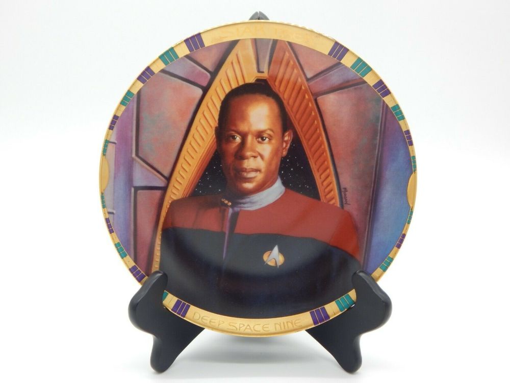 Star Trek Deep Space Nine DS9 Commander Benjamin Sisko Hamilton Plate 