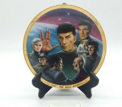 Star Trek The Next Generation The Episodes Unification Collector Plate