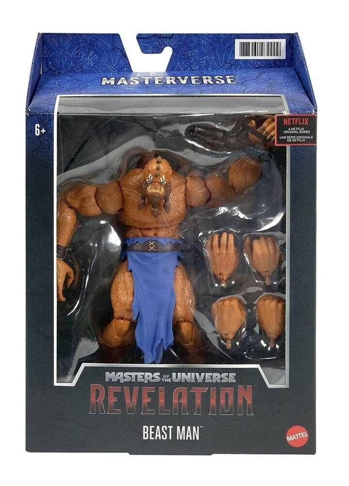 MASTERS OF THE UNIVERSE  REVELATION BEAST MAN SERIES 2 ACTION FIGURE