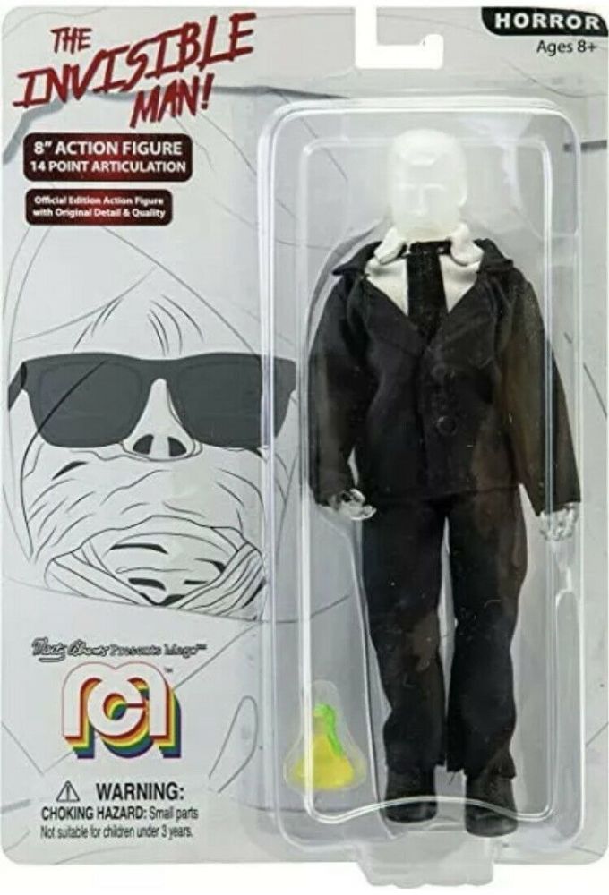 The Invisible Man Action Figure Mego 8 inch