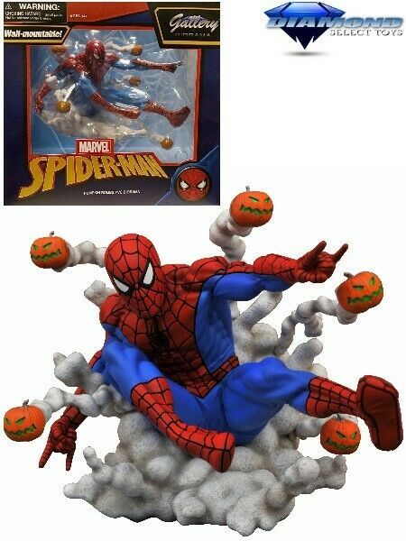 Marvel Gallery Pumpkin Bomb Spider-Man Figure Diorama Statue Diamond Select