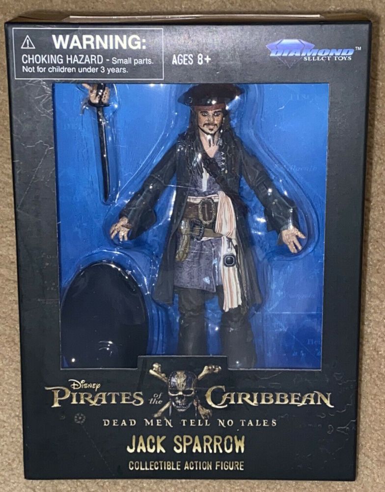 Jack Sparrow Collectible Action Figure By Diamond Select