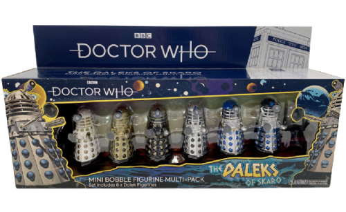 doctor who the daleks of skaro mini bobble figurine multi pack