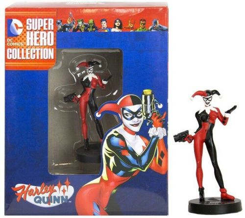 DC COMICS SUPER HERO COLLECTION HARLEY QUINN FIGURE & BOOKLET COLLECTABLE