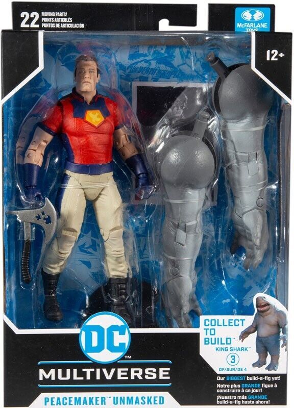 McFarlane DC Multiverse Suicide Squad - Peacemaker (Unmasked) Figure