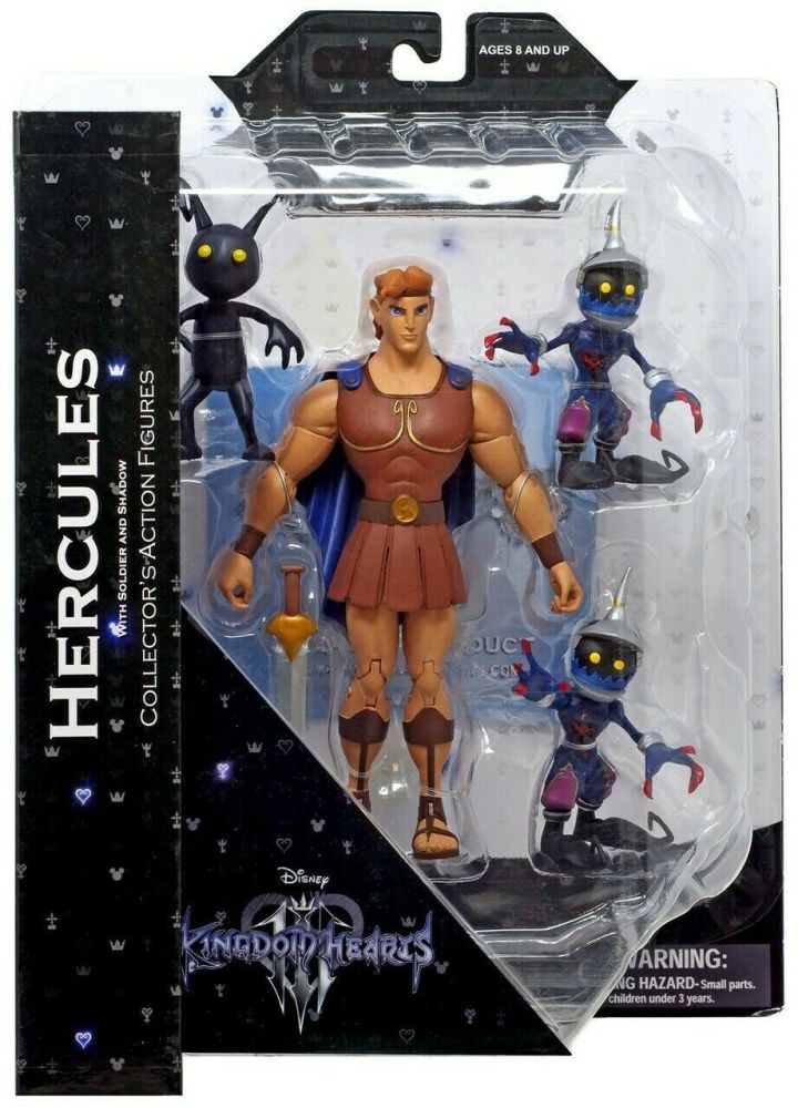 DIAMOND SELECT KINGDOM HEARTS HERCULES WITH SOLDIERS AND SHADOW ACTION FIGU