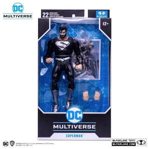 McFarlane Toys 7 DC MULTIVERSE SOLAR SUPERMAN (BLACK SUIT) ACTION FIGURE