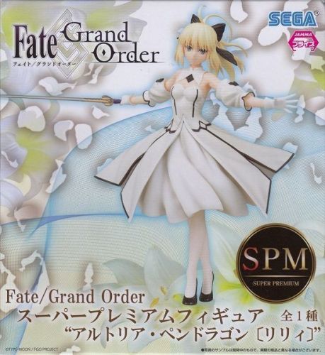 Fate Grand Order Saber Artoria Pendragon Lily SPM Figure Sega