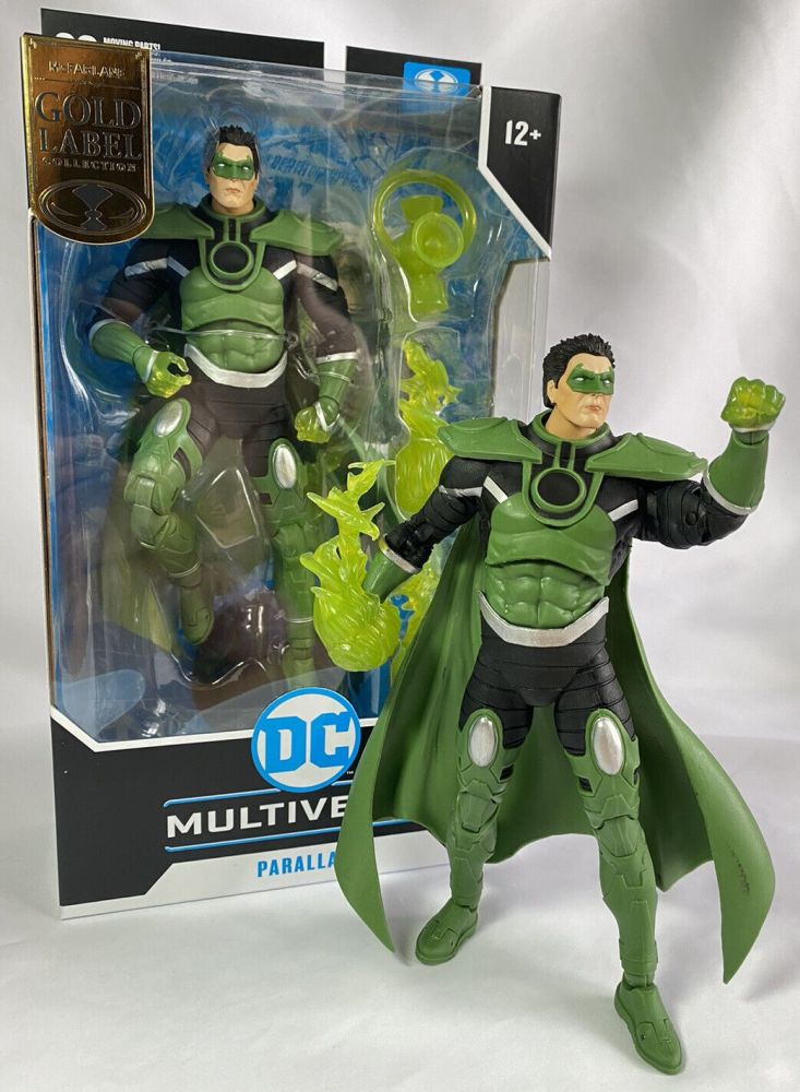 DC Multiverse Parallax Green Lantern  Emerald Twilight 7 inch  Figure Gold 