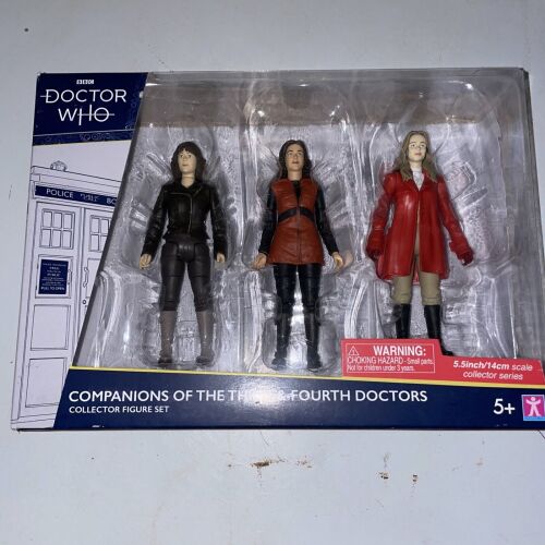 Doctor Who Companions of the Third & Fourth Doctors Collector Figure Set uc