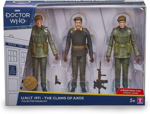 Doctor Who U.N.I.T 1971 The Claws Of Axos 5.5 inch  Action Figure Collector