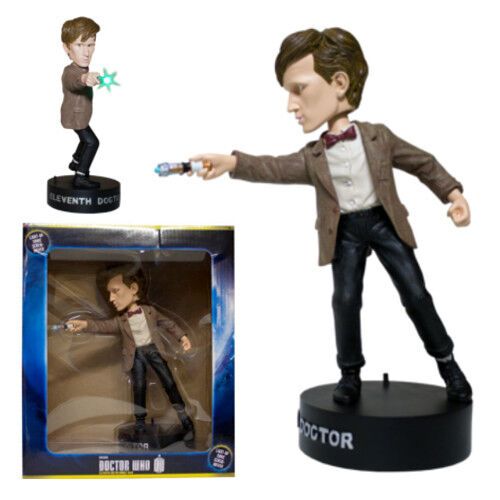 New ProductDoctor Who 11th Doctor Bobble Head Figure Light Up Sonic IKON