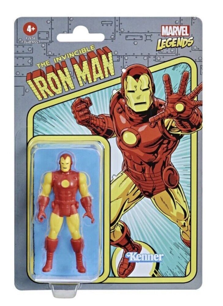 Marvel Legends Retro Recollect 3.75  iron man Action Figure
