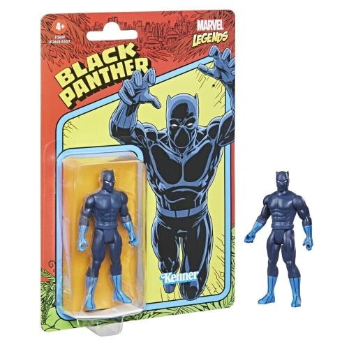 Marvel Legends Retro Recollect 3.75 black panther  Action Figure
