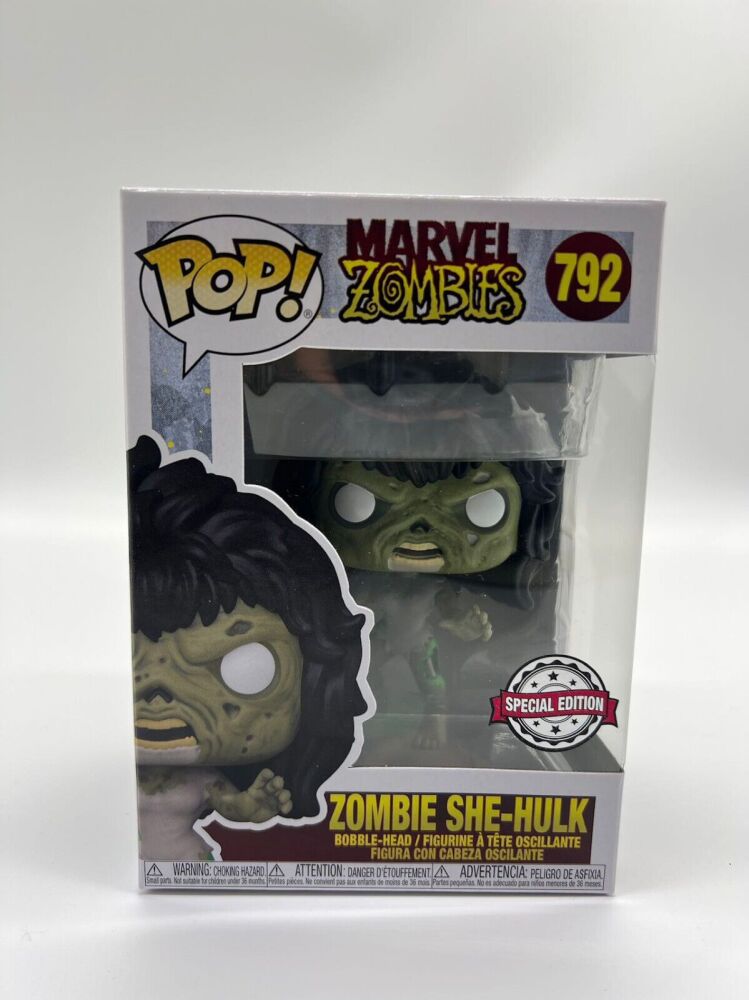 Zombie  she hulk  - Marvel Zombies Funko POP with Protector 792