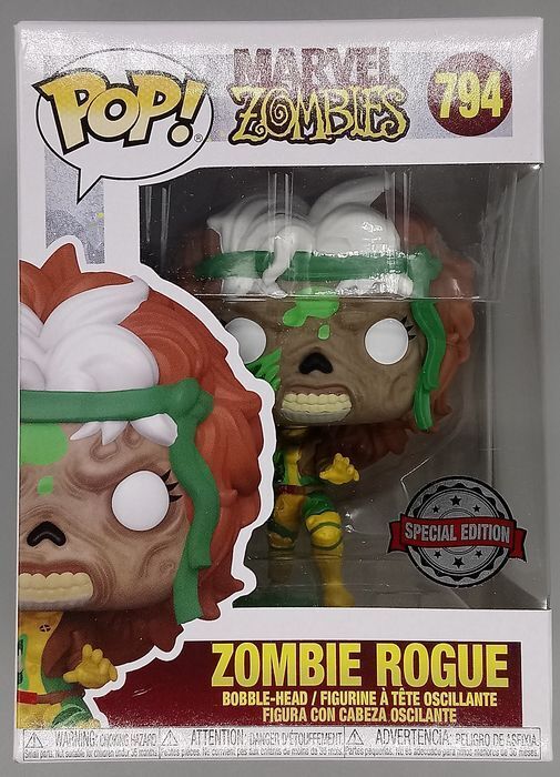 Zombie  rogue  - Marvel Zombies Funko POP with Protector 794