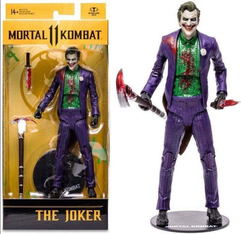 McFarlane Toys Mortal Kombat 11 - The Joker (Bloody) 7 Inch Scale Figure